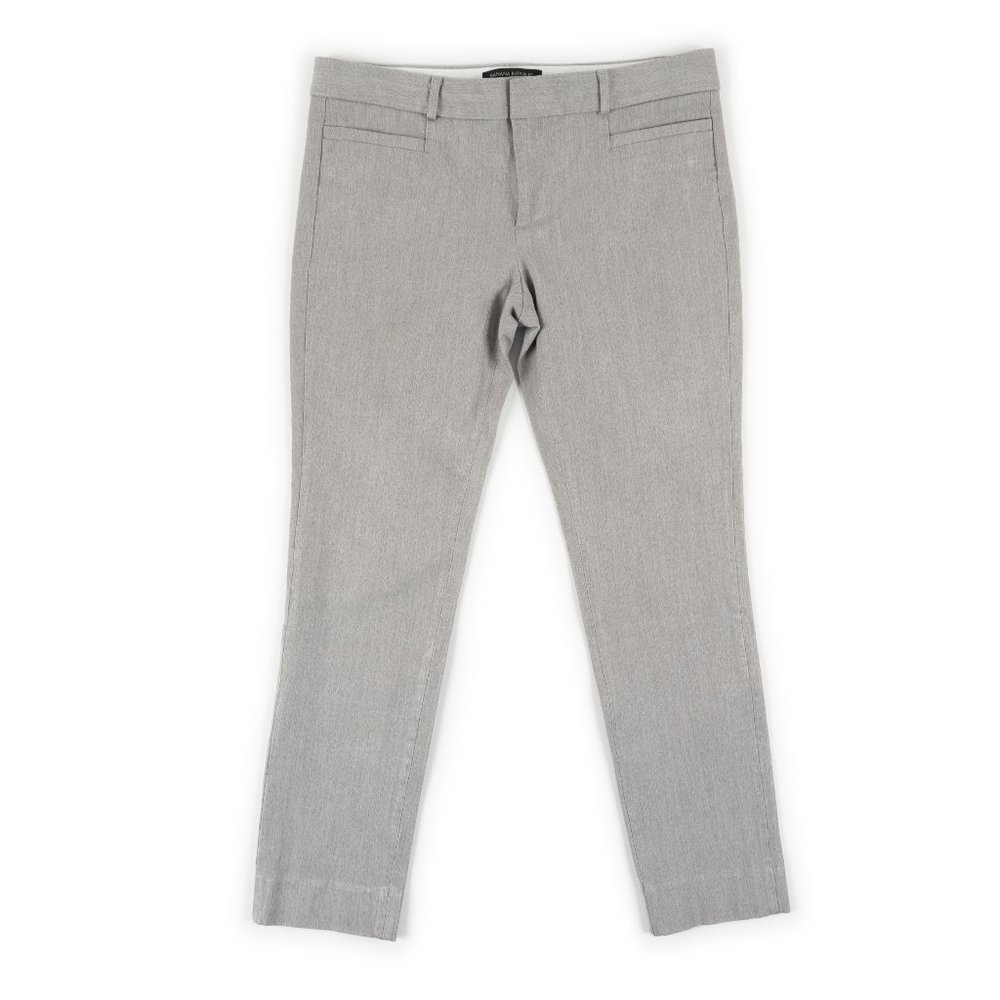 Banana Republic Sloan Fit Grey cropped dress pants size 4